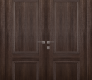 Oxford Duo 07 R Veralinga Oak Modern Interior Double Swing Doors by Belldinni