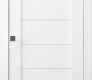 Perla Vetro Bianco Noble Modern Interior Pocket Door by Belldinni