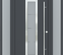 MODERN FRONT STEEL DOOR ARGOS ANTRACIT/WHITE 61 1/16" X 81 11/16" LHI + SIDELITE LEFT/RIGHT