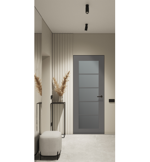 Avon 5 Lite Vetro Gray Matte Frameless