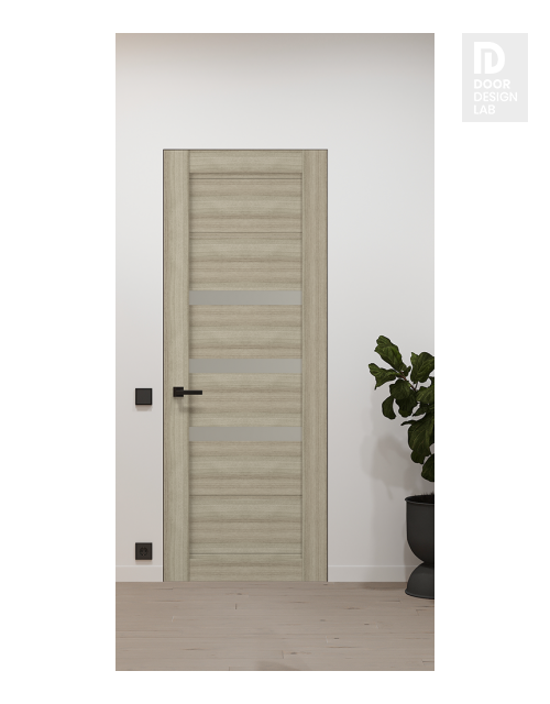 Rita Vetro Shambor Modern Interior Frameless Door by Belldinni