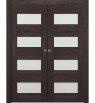 Avon 07-08 Vetro Veralinga Oak Double pocket doors