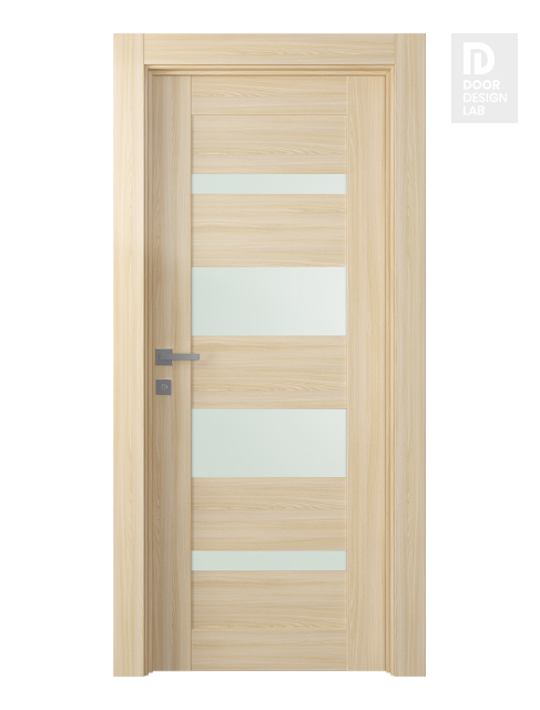 Avon 07-01 Vetro Loire Ash Modern Interior Door by Belldinni