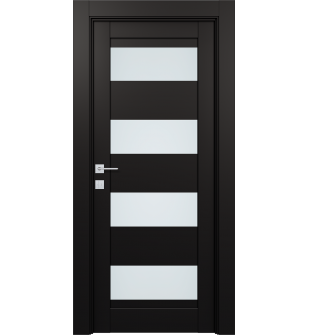 Avon 07-08 Vetro Black Matte Single Doors