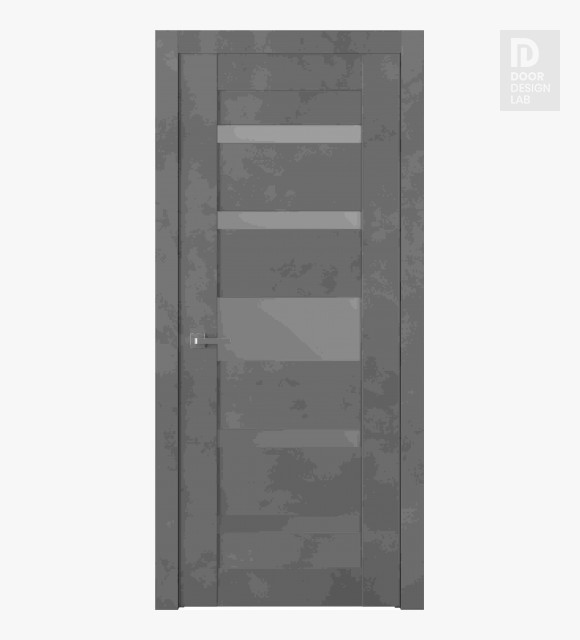 Avon 07-05 Vetro Dark Urban Modern Interior Door by Belldinni