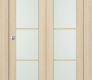 Avon 5 Lite Vetro Loire Ash Modern Interior Bifold Doors by Belldinni