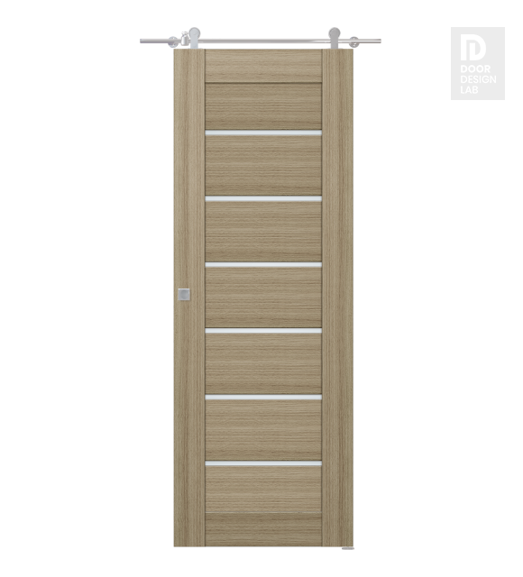 Avon 07-02 Vetro Shambor Modern Interior Barn Door by Belldinni