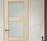 Avon 3 Lite Vetro Loire Ash Modern Interior Frameless Door by Belldinni