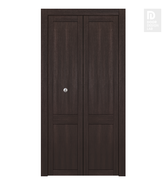 Shaker 2 Panel Veralinga Oak Modern Interior Bifold Doors by Belldinni