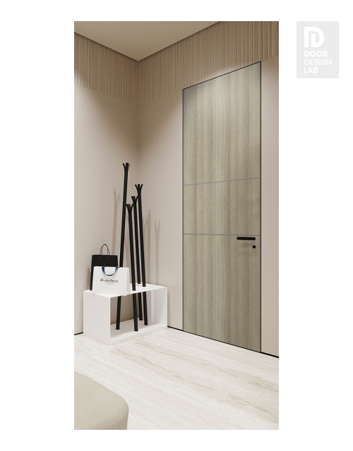 Optima 2H Shambor Modern Interior Frameless Door by Belldinni