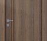 Oxford Duo 07 Pecan Nutwood Modern Interior Door by Belldinni