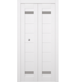 Perla Vetro Snow White Bi-folding doors