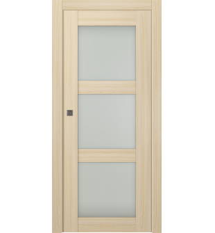 Avon 3 Lite Vetro Loire Ash Pocket doors