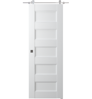 Oxford Uno 07 4R Snow White Barn doors