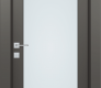 Avon 207 Vetro Gray Matte Modern Interior Door by Belldinni