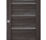 Alba Gray Oak Modern Interior Barn Door by Belldinni