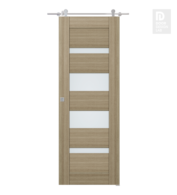 Avon 07-01 Vetro Shambor Modern Interior Barn Door by Belldinni
