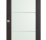 Avon 202 4H Vetro Veralinga Oak Modern Interior Barn Door by Belldinni