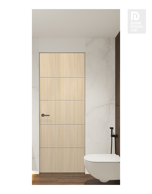 Optima 4H Loire Ash Modern Interior Frameless Door by Belldinni