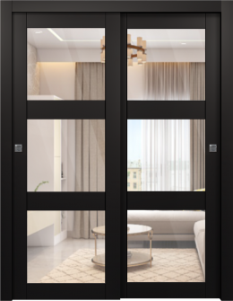 Avon 3 Lite Clear Vetro Black Matte