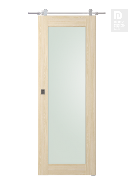Avon 207 Vetro Loire Ash Modern Interior Barn Door by Belldinni