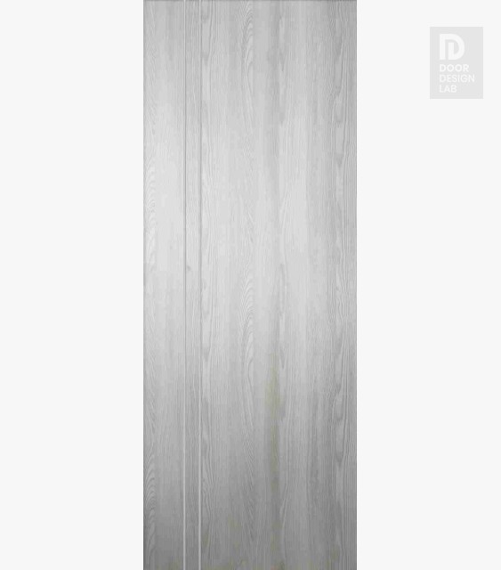 Modern Interior DOOR SLAB OPTIMA 2V RIBEIRA ASH 36" X 80" X 1 3/4" SOLID CORE