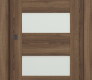 Avon 07-08 Vetro Pecan Nutwood Modern Interior Pocket Door by Belldinni