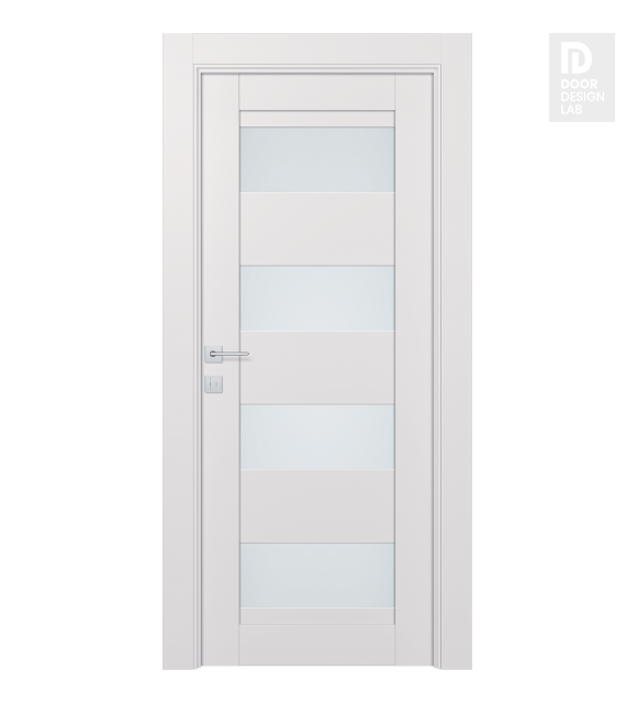 Avon 07-08 Vetro Snow White Modern Interior Door by Belldinni