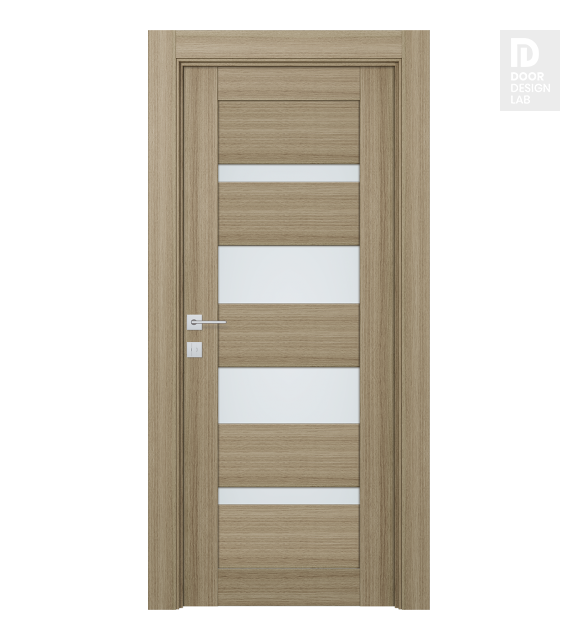 Avon 07-01 Vetro Shambor Modern Interior Door by Belldinni