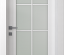 Palladio 8 Lite Vetro Bianco Noble Modern Interior Door by Belldinni