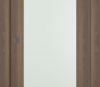 Avon 207 Vetro Pecan Nutwood Modern Interior Pocket Door by Belldinni
