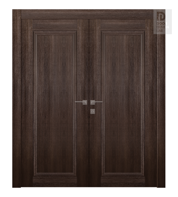 Oxford Duo 07 Veralinga Oak Modern Interior Double Swing Doors by Belldinni
