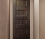 Oxford Uno 07 4R Veralinga Oak Modern Interior Frameless Door by Belldinni