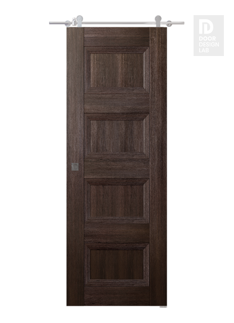 Oxford Duo 07 3R Veralinga Oak Modern Interior Barn Door by Belldinni