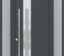 MODERN FRONT STEEL DOOR ZEPHYR ANTRACIT/WHITE 61 1/16" X 95 11/16" RHI + SIDELITE LEFT/RIGHT + TRANSOM