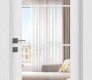 Palladio 4 Lite Clear Vetro Bianco Noble Modern Interior Door by Belldinni