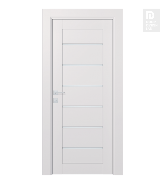 Avon 07-02 Vetro Snow White Modern Interior Door by Belldinni