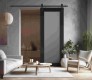 Avon 207 Vetro Black Matte Barn doors