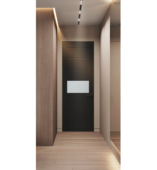 Edna Vetro Black Matte Frameless