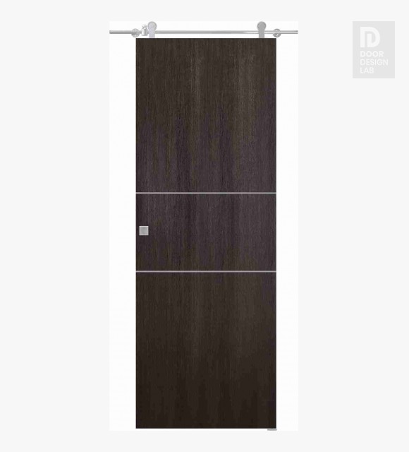 Optima 2H Veralinga Oak Modern Interior Barn Door by Belldinni