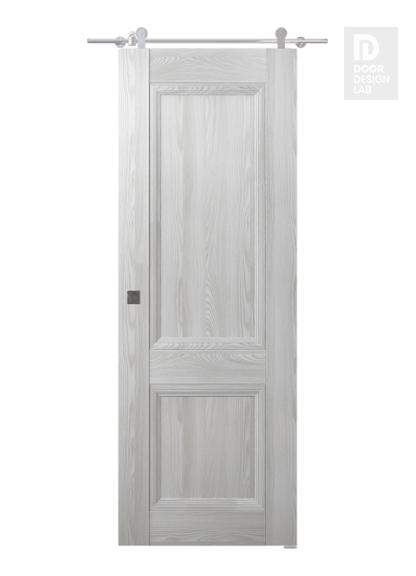 Oxford Duo 07 R Ribeira Ash Modern Interior Barn Door by Belldinni