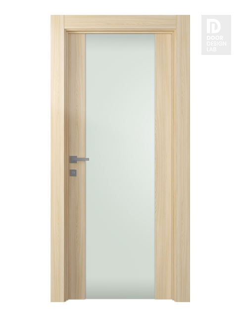 Avon 202 Vetro Loire Ash Modern Interior Door by Belldinni