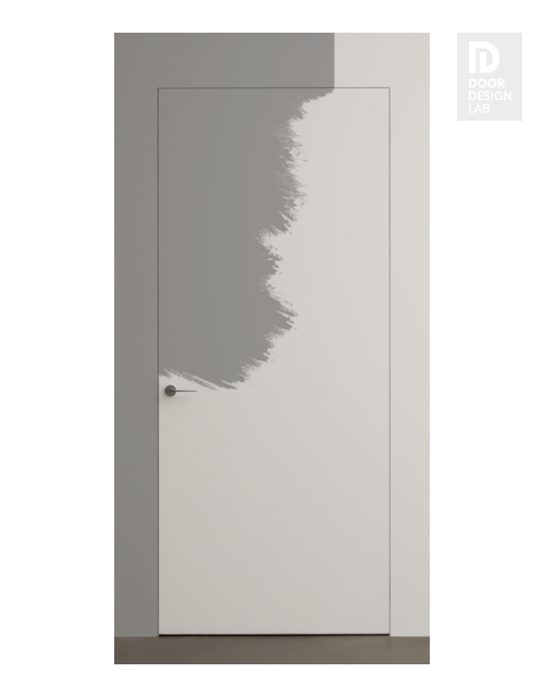 Primed Door Example For Painting In Grey Modern Interior Door by Belldinni