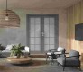 Avon 10 Lite Vetro Gray Matte Double doors