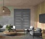 Alba Gray Matte Double doors