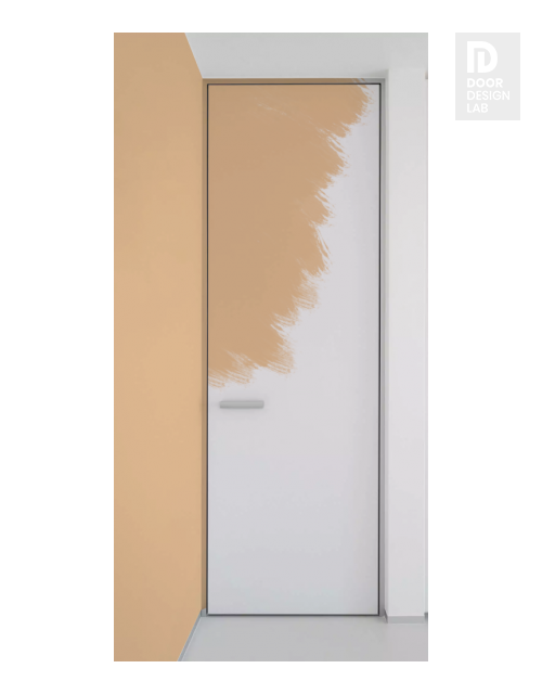 Primed Door Example For Painting In Beige Modern Interior Door by Belldinni