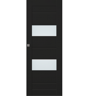 Vita Vetro Black Matte Hidden barn