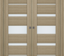 Avon 07-03 Vetro Shambor Modern Interior Double Pocket Doors by Belldinni