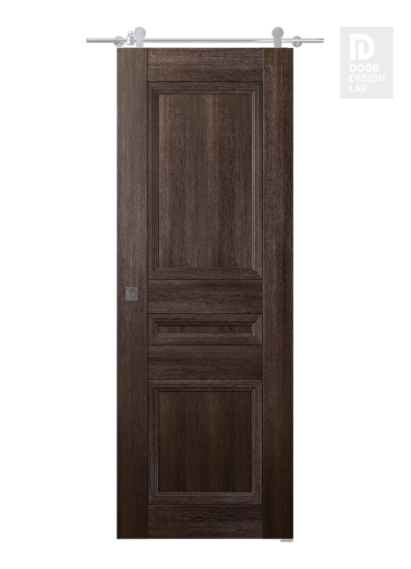 Oxford Uno 07 2R Veralinga Oak Modern Interior Barn Door by Belldinni