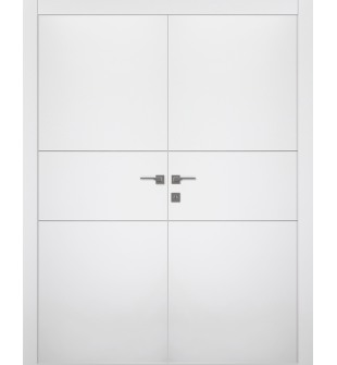 Optima 2H Snow White Double doors